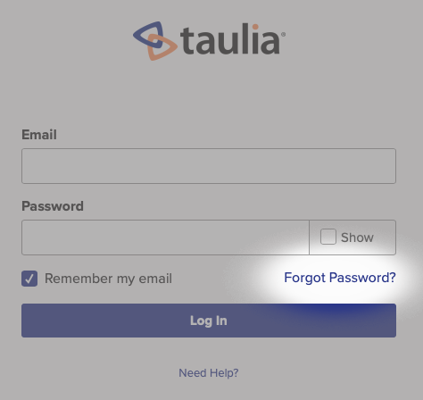 Q. My account is locked. How do I reset my ... - Taulia Support