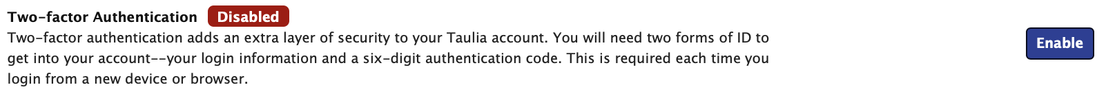 enable 2fa